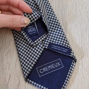 Cremieux 3.5" Necktie - Black/White